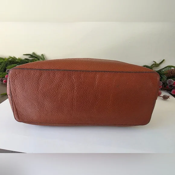 Tory Burch Brown Leather Tote Bag - Picture 10 of 13